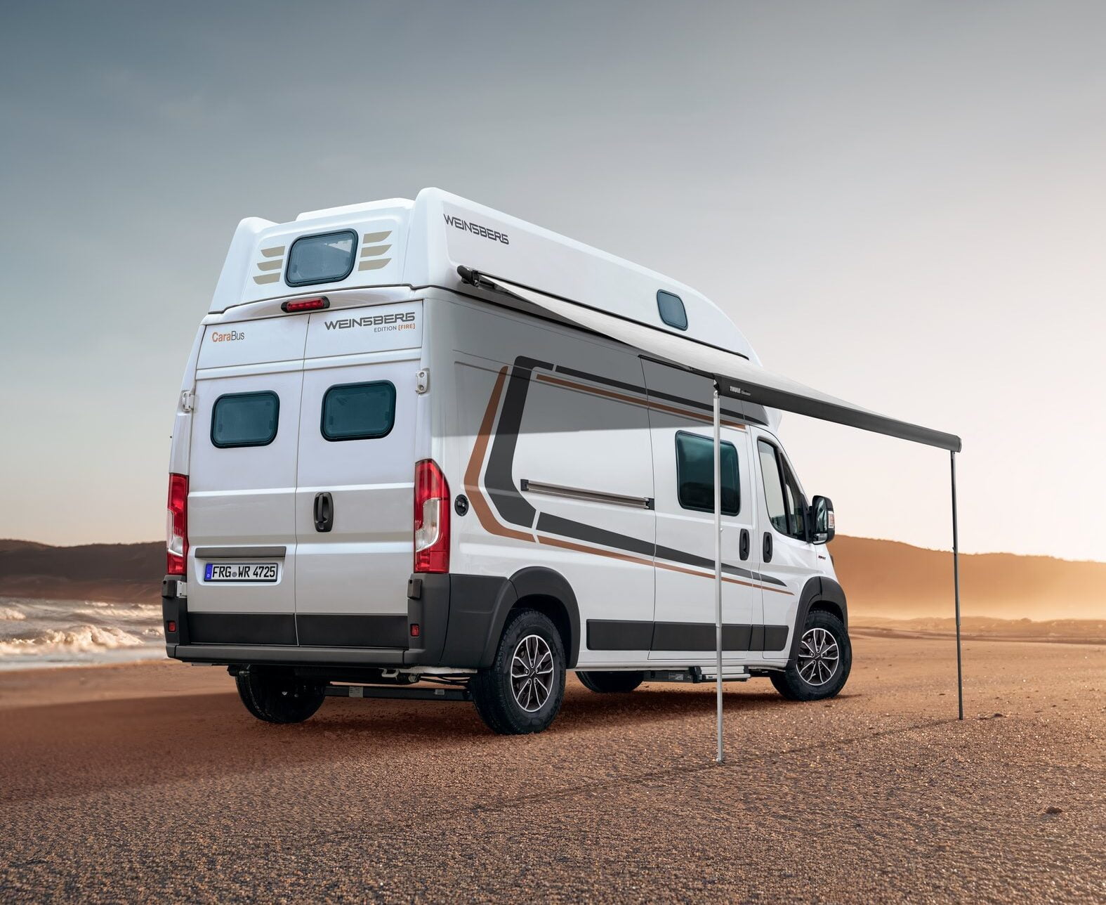 Weinsberg CaraBus EDITION [FIRE] [Schalter] Außenansicht - Kastenwagen Wohnmobil mieten bei Rhein-Camper